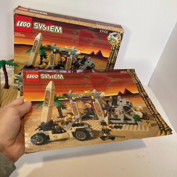 Lego 5958 System Adventurers Mummy’s Tomb 100% Complete w/Manual + Minifigs - Picture 8 of 16